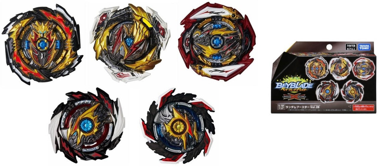 Beyblade BURST Dynamite Battle B-196 Random Booster Vol. 28 Full Set Booster Full Set Takara Tomy