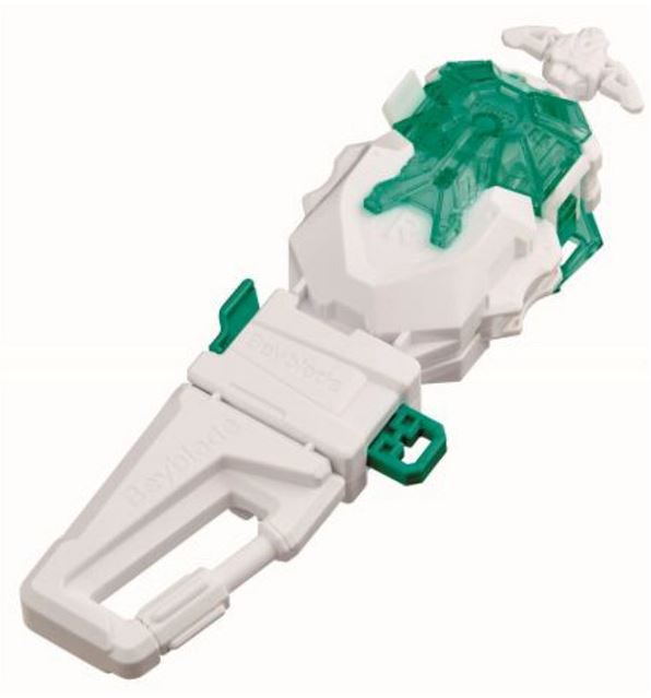 Beyblade BURST Dynamite Battle WBBA Limited BBG-41 (B-00) Custom Launcher Set Cyber Edition (White/Green) Bey Launcher Takara Tomy