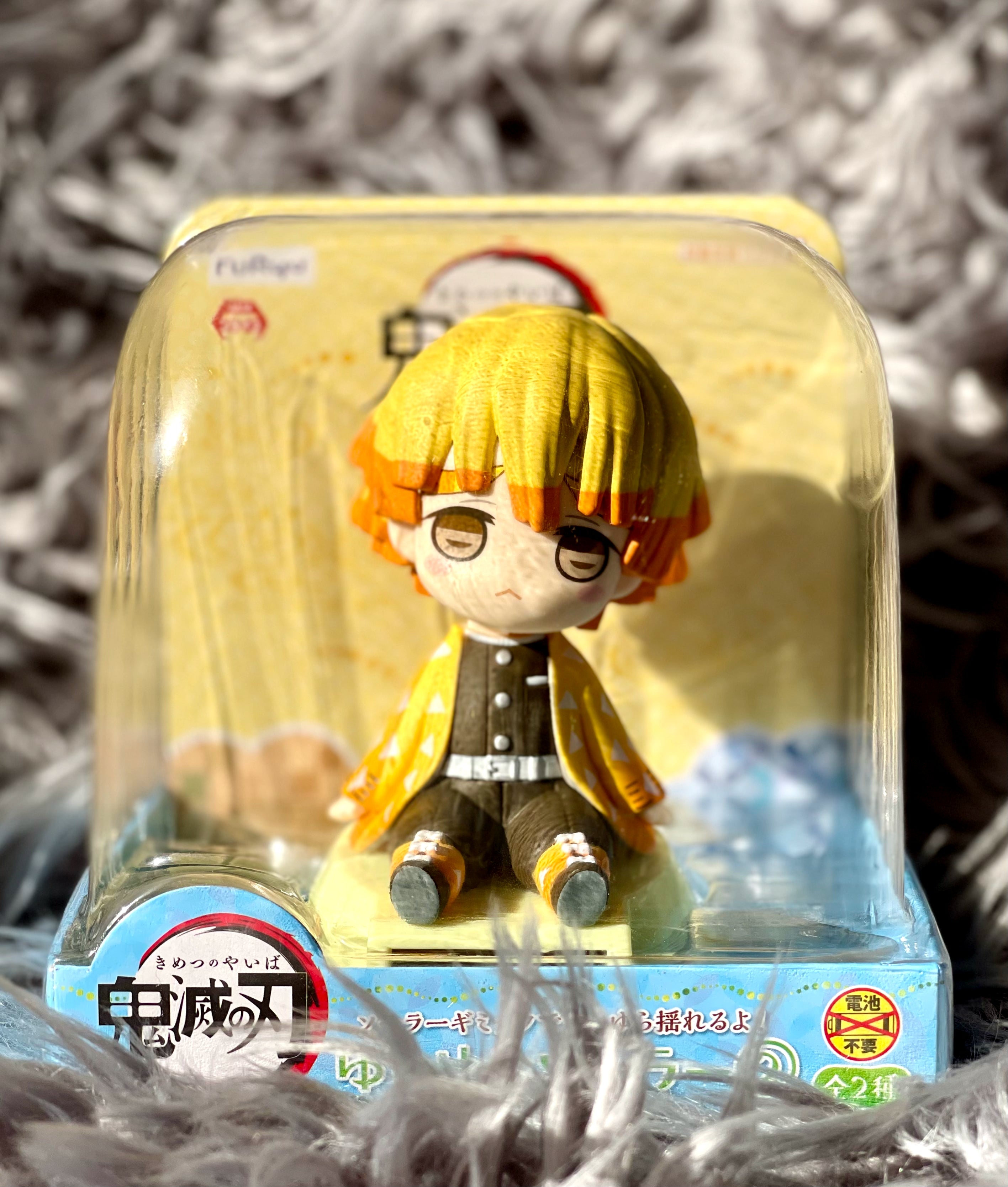 Demon Slayer Yurayura Head Zenitsu Agatsuma Bobblehead Figures BGL Hobbies