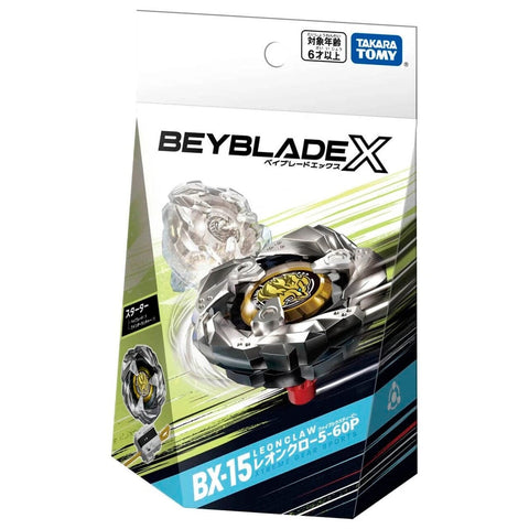 [PRE-ORDER OCT 20] Beyblade X BX-15 Starter Leon Claw 5-60P BGL Hobbies